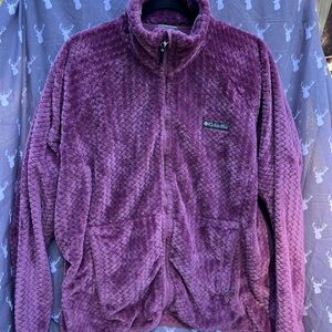 Columbia Rich Purple Textured Fleece